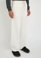 The Elder Statesman Daily Cotton and Cashmere-blend Sweatpants Off White