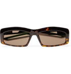 Balenciaga - Rectangle-Frame Tortoiseshell Acetate Sunglasses - Tortoiseshell