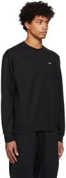 Nike Black Solo Swoosh Heavyweight Sweatshirt