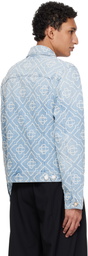 Casablanca Blue Pearl Denim Jacket