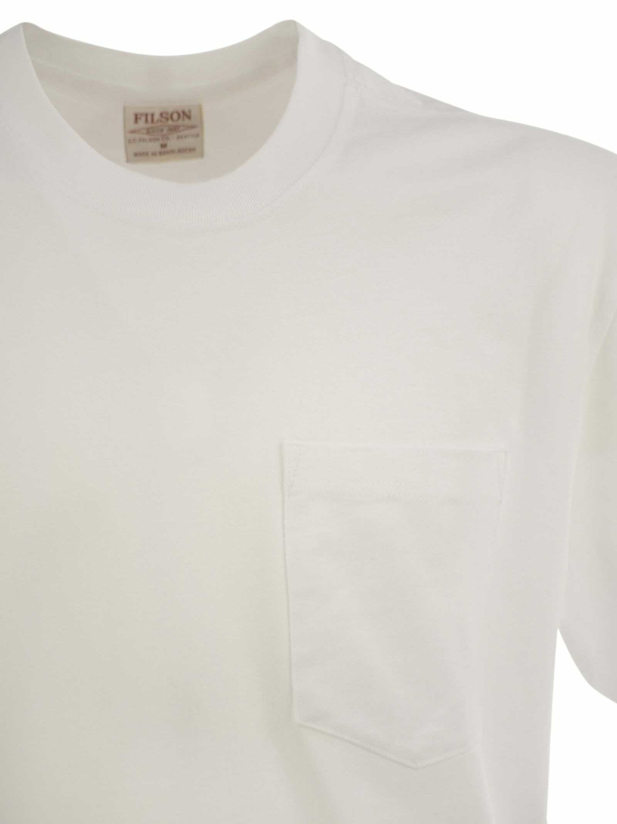 Filson Cotton T-shirt With Breast Pocket