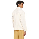 Homme Plisse Issey Miyake Off-White Edge Light Jacket