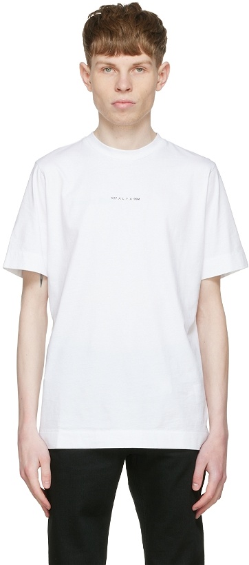 Photo: 1017 ALYX 9SM White Cotton T-Shirt