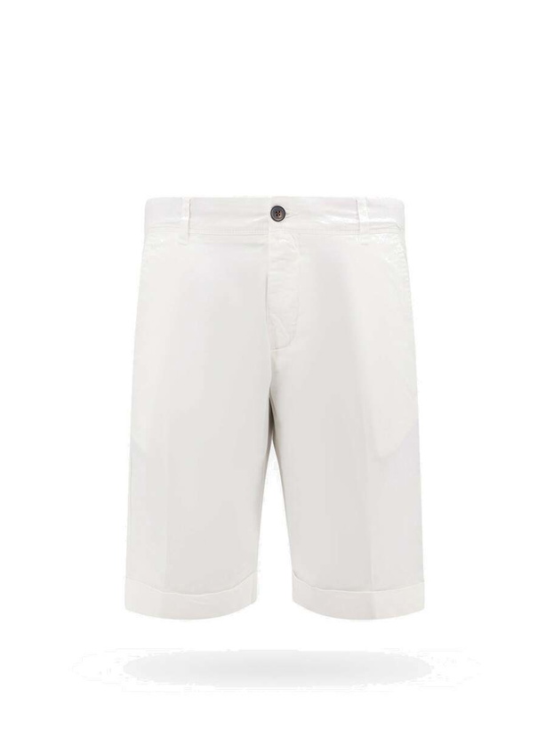 Photo: Nugnes 1920 White Bermuda Shorts Mens Bermuda Short