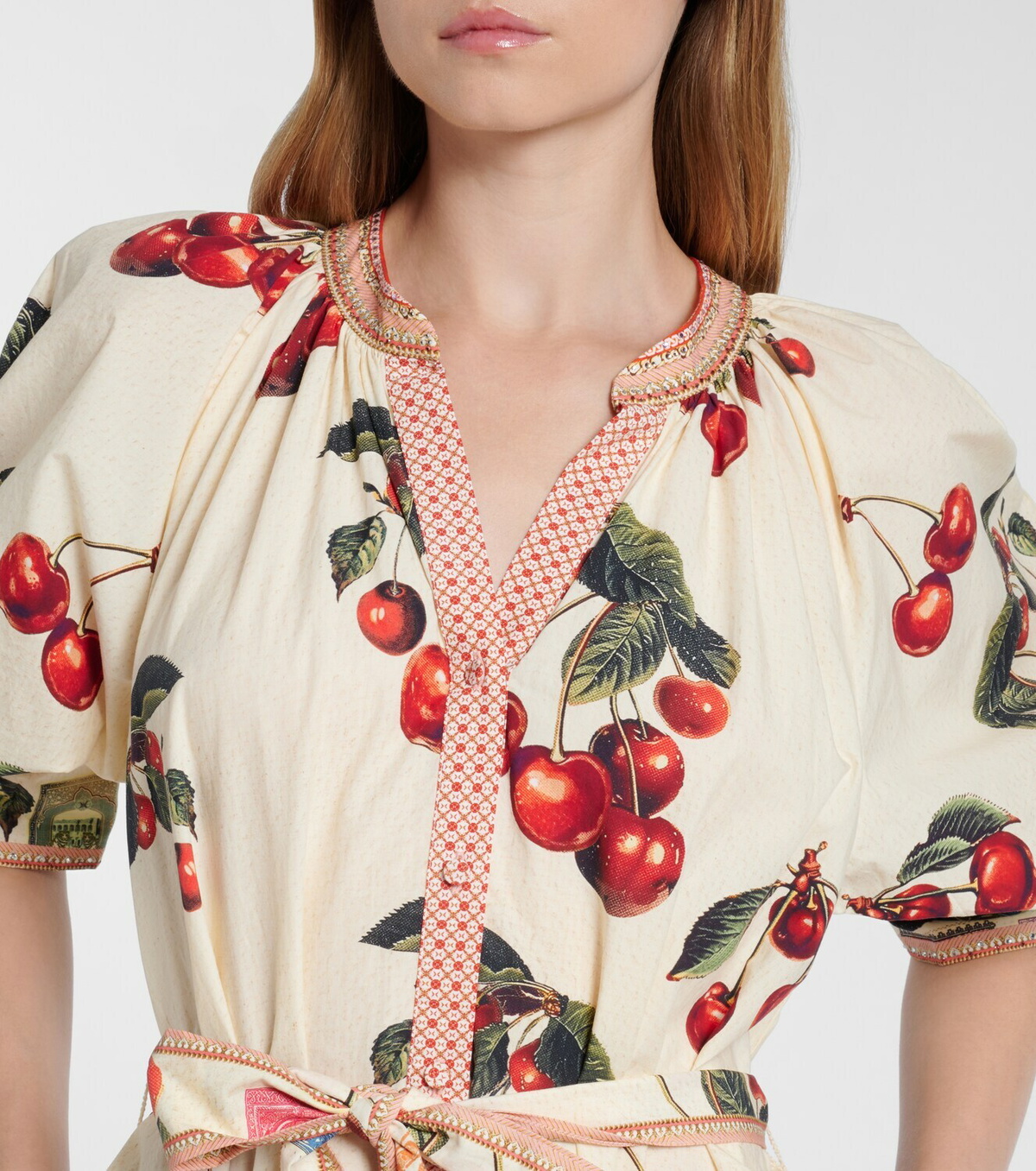 Camilla Notes From The Road printed cotton shirt dress