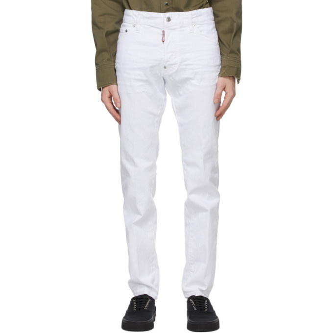 Photo: Dsquared2 White Cool Guy Jeans