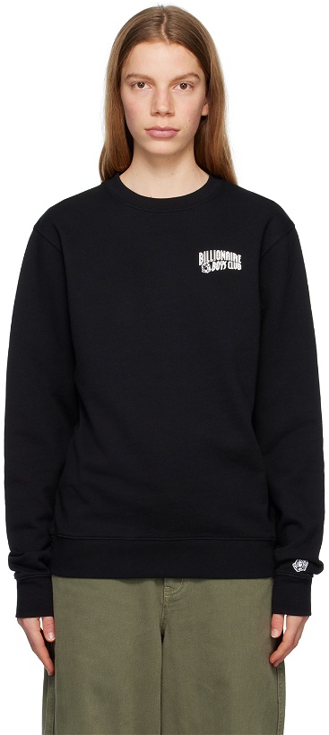Photo: Billionaire Boys Club Black Small Arch Logo Sweatshirt