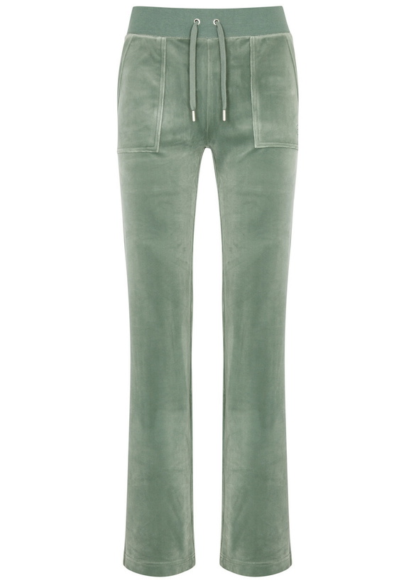 Photo: Juicy Couture Del Ray Logo Velour Sweatpants Green