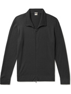 Massimo Alba - Aliseo Garment-Dyed Cashmere Zip-Up Cardigan - Black