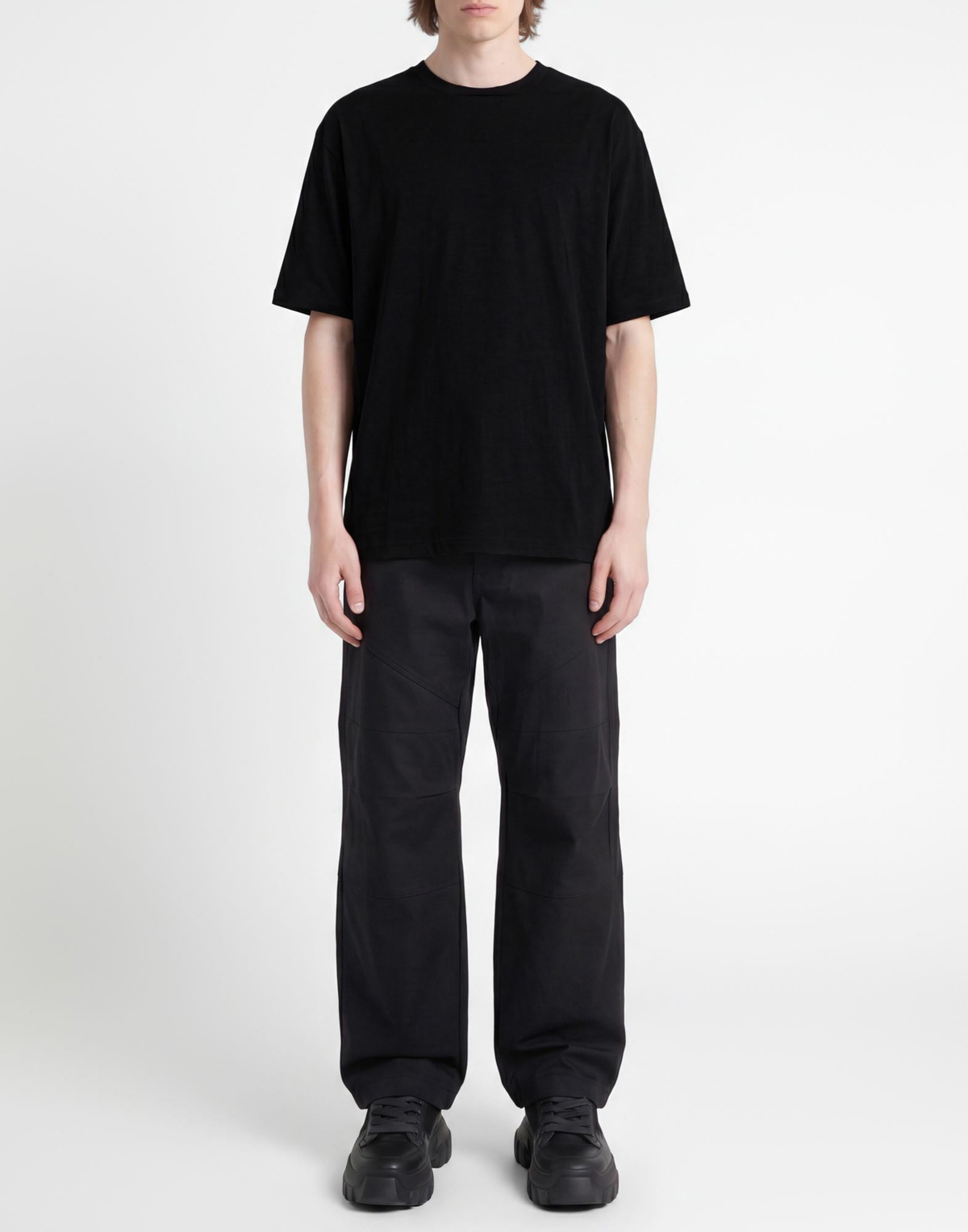 Thom Krom Mens T-shirt in Black