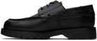 Kleman Black Donato Boat Shoes