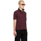 Raimundo Langlois Burgundy Layered Polo