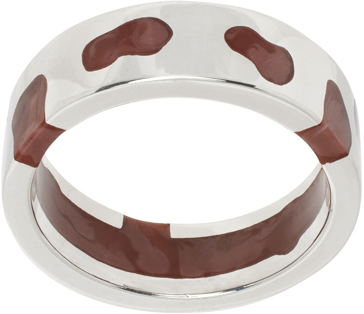 Photo: Ellie Mercer Silver & Brown Classic Band Ring