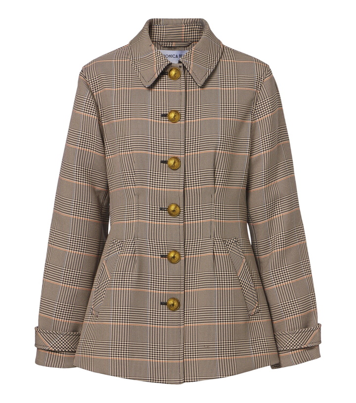 Photo: Veronica Beard Severine Prince of Wales check jacket