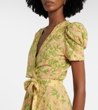 Poupette St Barth Baba floral cotton wrap dress