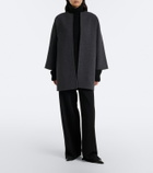The Row Cove oversized cashmere and wool coat