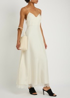 Rohe Lace-hem Silk Maxi Dress Cream