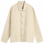 Armor-Lux Men's Fisherman Chore Jacket in Oyster