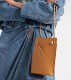 Loewe Pebble Dice leather pouch