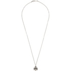 Vivienne Westwood Silver Mini Bas Relief Pendant Necklace