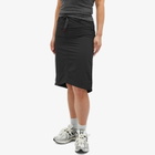 Gramicci Women's Nylon Packable Midi Skirt in Black
