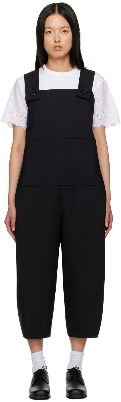tao Black Square Neck Jumpsuit