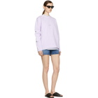 Acne Studios Bla Konst Blue Denim Swamp Shorts