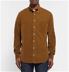 Gitman Vintage - Slim-Fit Button-Down Collar Cotton-Corduroy Shirt - Men - Brown