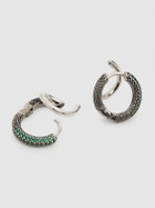 PANCONESI Stellar Pavé Hoop Earrings