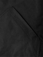 YMC - Wyatt Reversible Fleece and Waxed-Cotton Gilet - Black