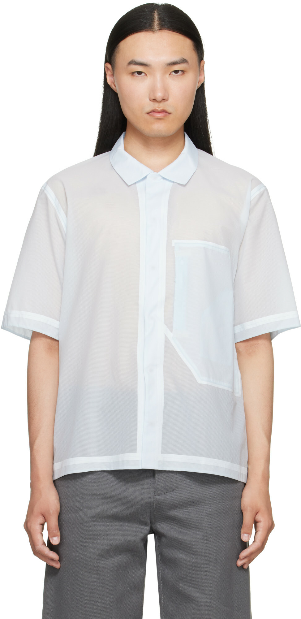 Veilance Blue Demlo S/S Shirt