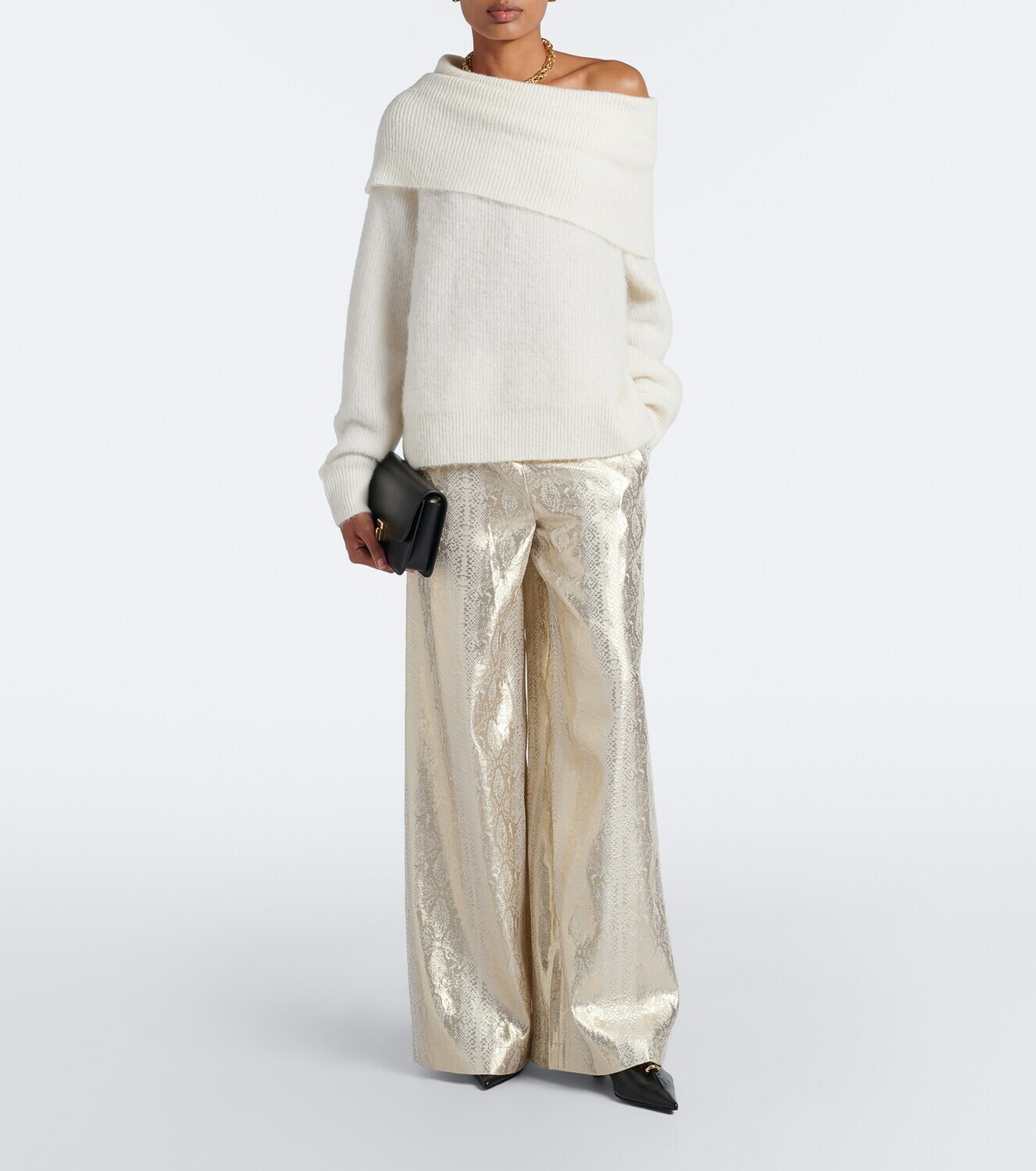 Joseph Bee alpaca and wool-blend sweater