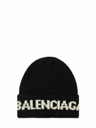 BALENCIAGA - Logo Wool Beanie