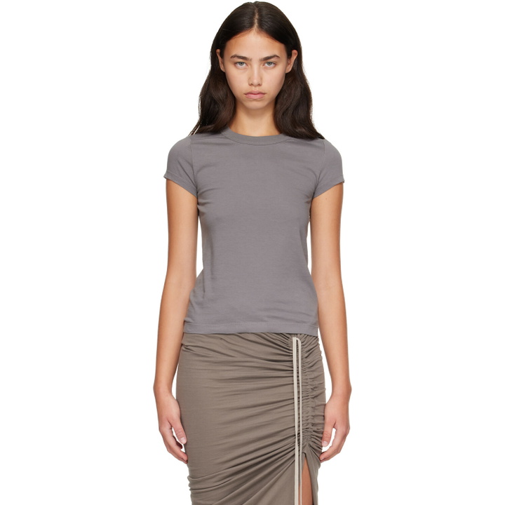 Photo: Rick Owens Gray Tower Cropped Level T-shirt