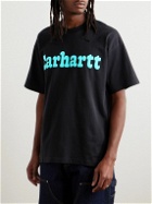 Carhartt WIP - Logo-Print Organic Cotton-Jersey T-Shirt - Black