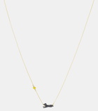 Aliita Perrito Pelota 9kt gold pendant necklace