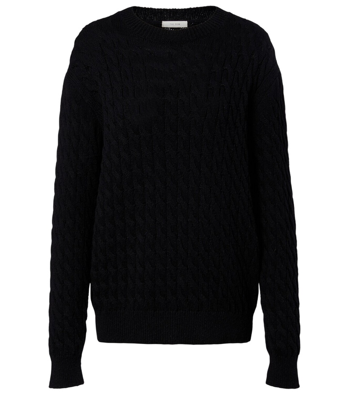 Photo: The Row Orus cable-knit cotton and linen sweater