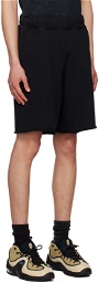 OVER OVER Black Easy Shorts