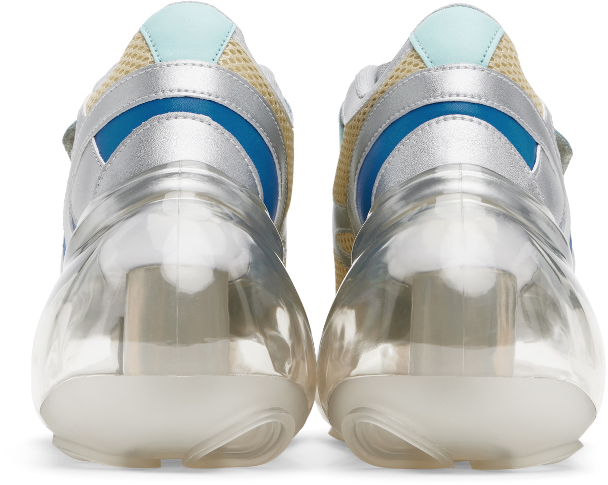 I'm Sorry by Petra Collins SSENSE Exclusive Off-White & Blue JennyFax Edition Bubble Sneakers
