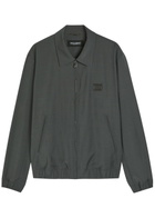 Dolce & Gabbana Logo-appliquéd Wool-blend Jacket Grey