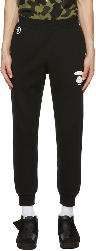 Photo: AAPE by A Bathing Ape Black Sweat Lounge Pants