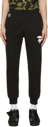 AAPE by A Bathing Ape Black Sweat Lounge Pants