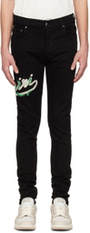AMIRI Black Baroque Jeans