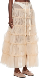 Renaissance Renaissance Pink Grenade Maxi Skirt