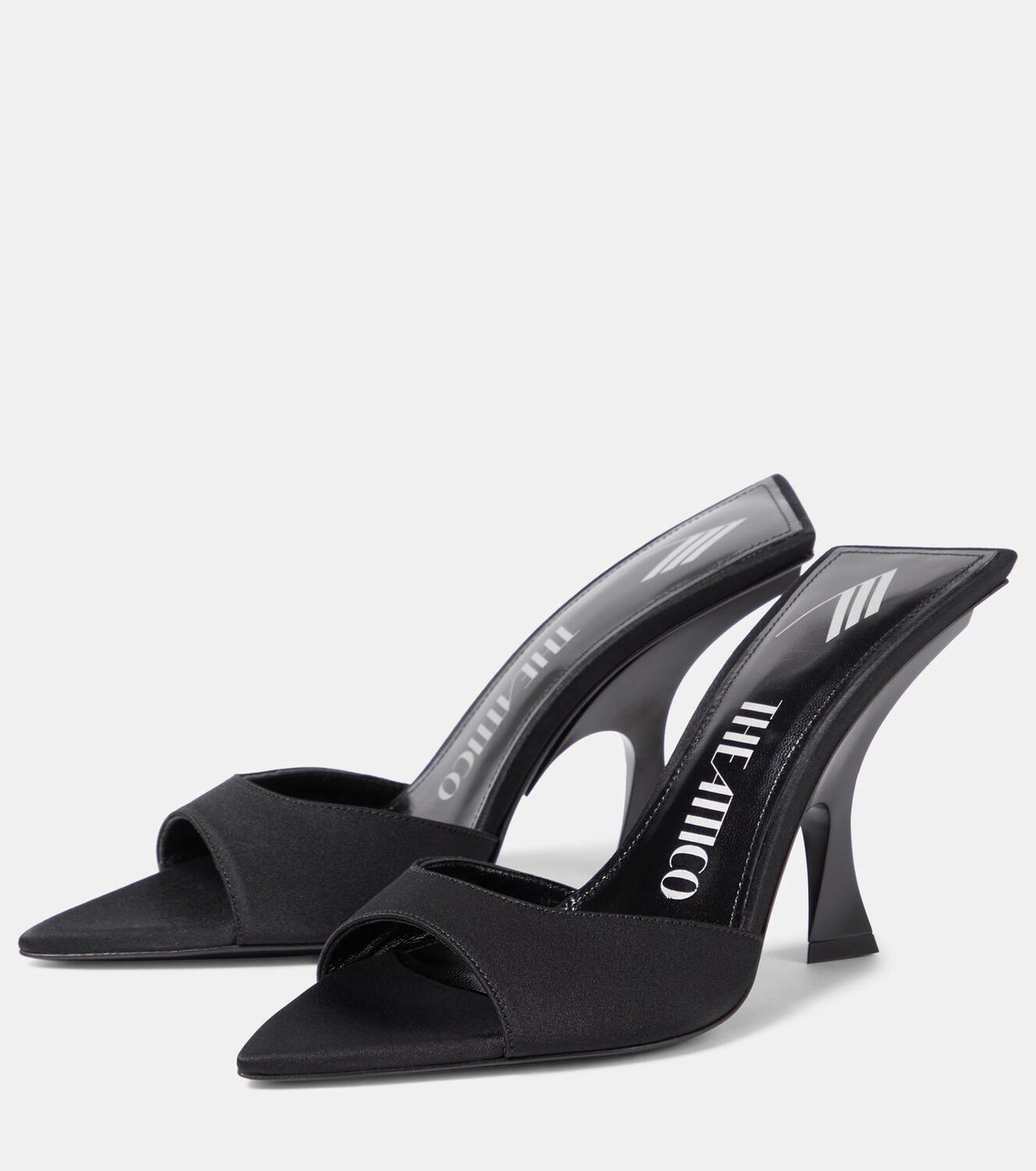 The Attico Ester satin mules