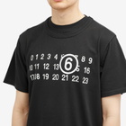 MM6 Maison Margiela Men's Number Logo T-Shirt in Black
