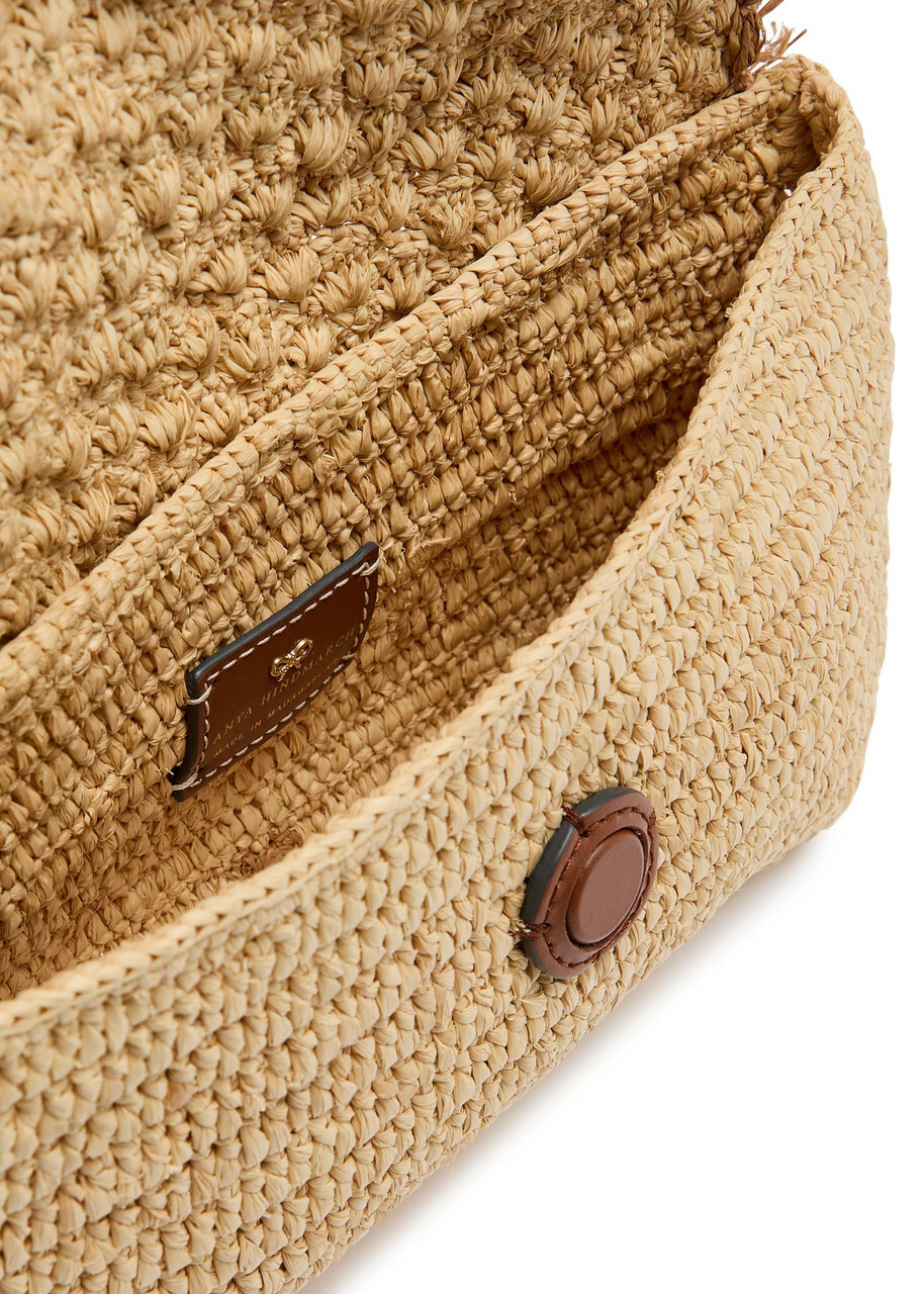 Anya Hindmarch Cactus Raffia Clutch - Natural - One Size