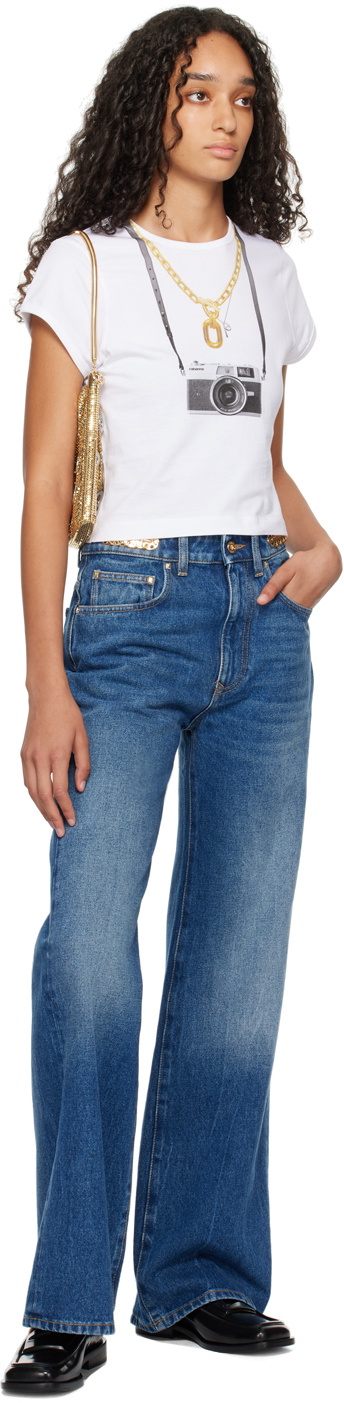 デニム・ジーパン RABANNE DENIM BAGGY JEANS BAGGY JEANS IN DENIM | Rabanne