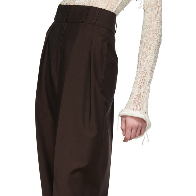 Wide Wool Trousers