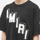 AMIRI Men's Flocked Hockey Skater T-Shirt in Black